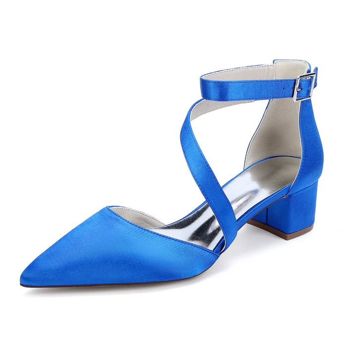 Pointed Toe Bridal Heels Shoes for Wedding & Prom HH30 Sheer Fairy