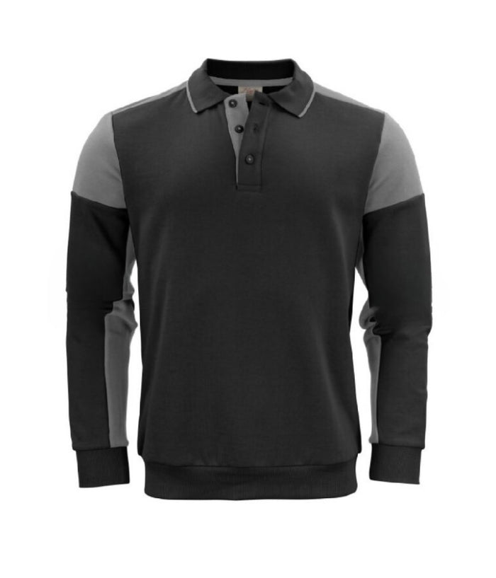 Printer Prime Long Sleeve Polo Sweatshirt