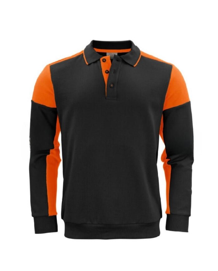 Printer Prime Long Sleeve Polo Sweatshirt