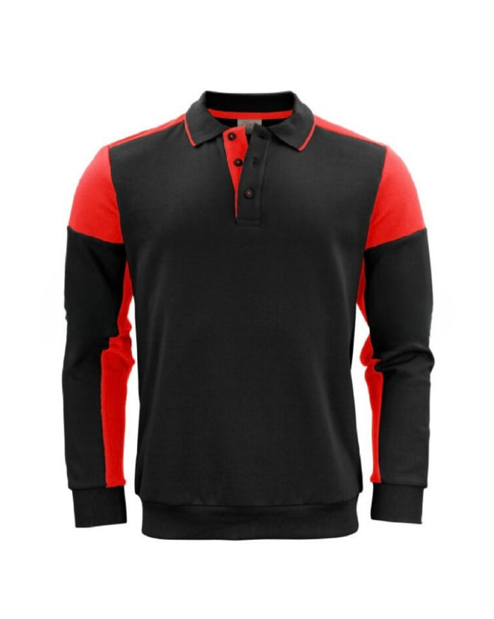 Printer Prime Long Sleeve Polo Sweatshirt