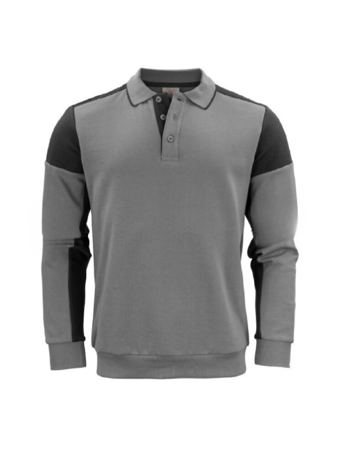 Printer Prime Long Sleeve Polo Sweatshirt