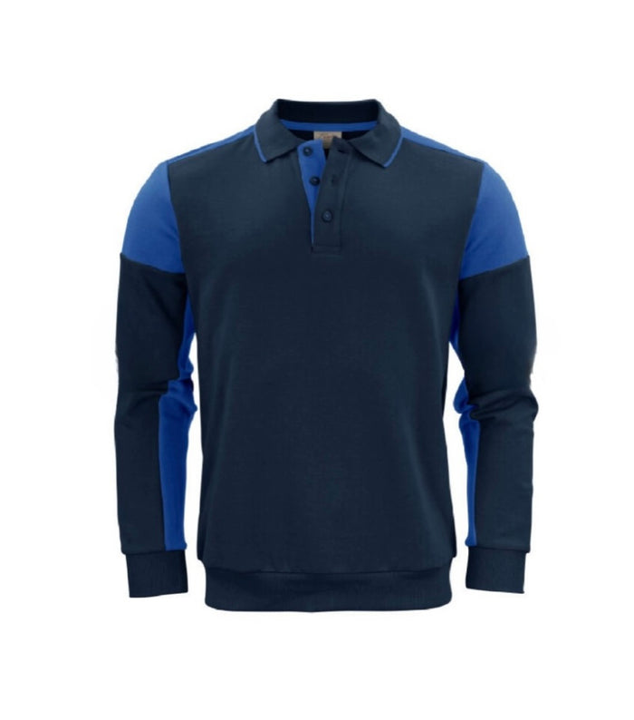 Printer Prime Long Sleeve Polo Sweatshirt