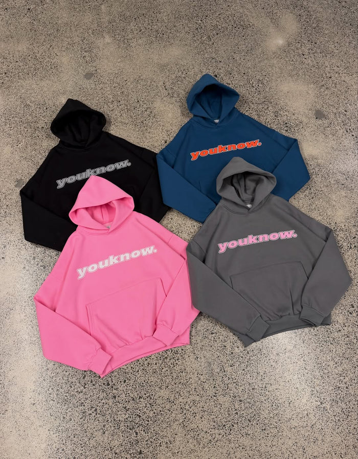 Puff Hoodie | Pink