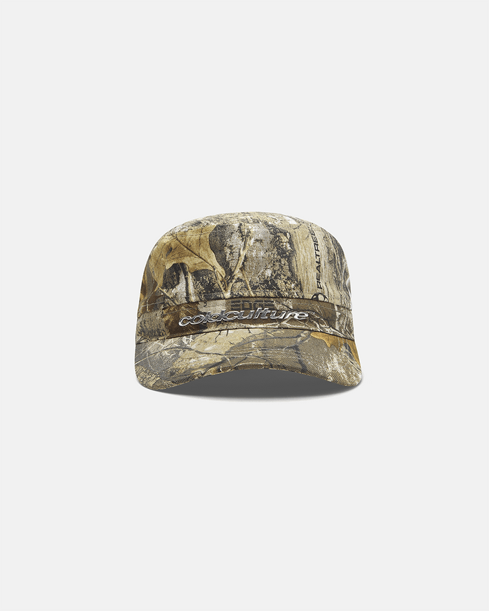 REALTREE CARPENTER CAP GREEN - green camo cap, front view - Cold Culture