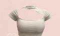 Ripped Front Crop Top