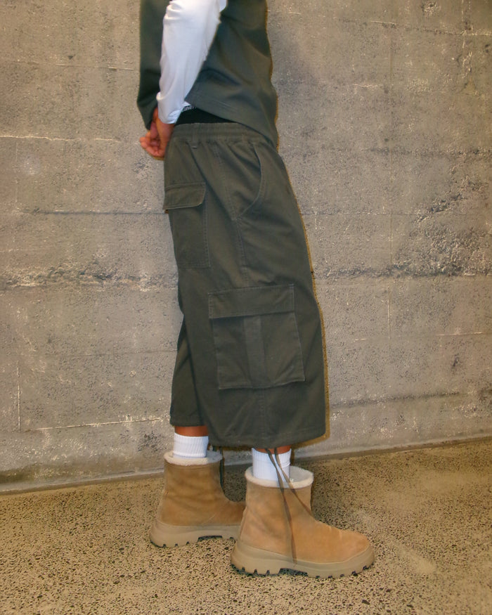 Ripstop Cargo Jorts | Umber