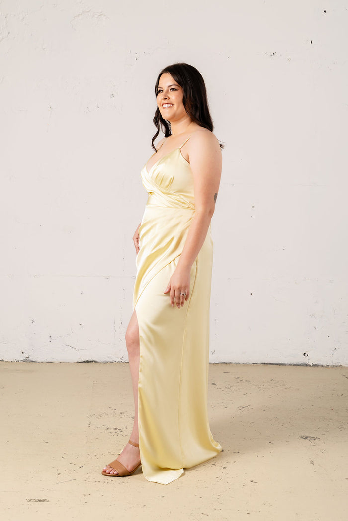 Rory Satin Dress - Dress - JOUNE