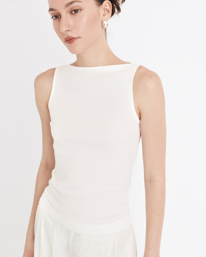 RUBY TOP OFF WHITE