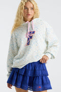 Ruffle Mini Skirt - GATOR BLUE