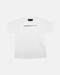 RUN CLUB TEE WHITE - white fitted sport tee, front view - Cold Culture