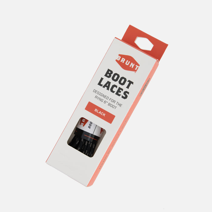 BRUNT ryng replacement laces in packaging in black