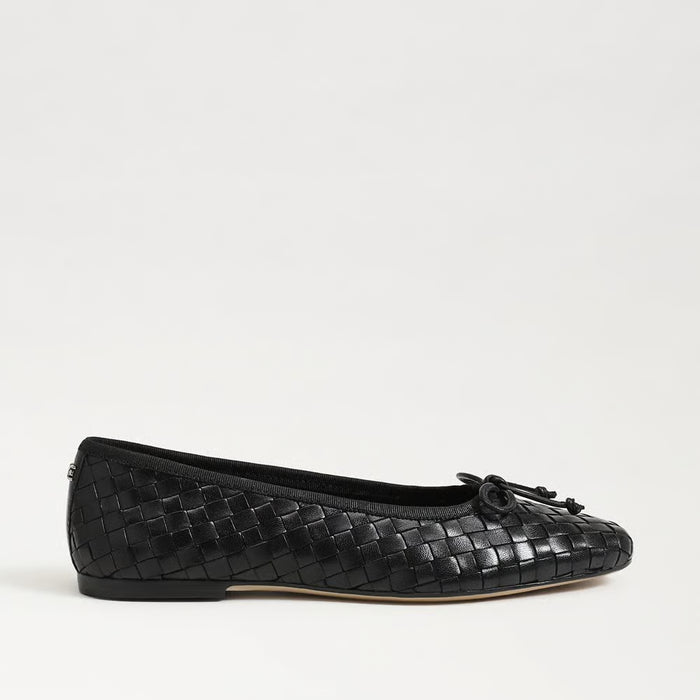 Sam Edelman Ruthie Woven Ballet Flat in Black
