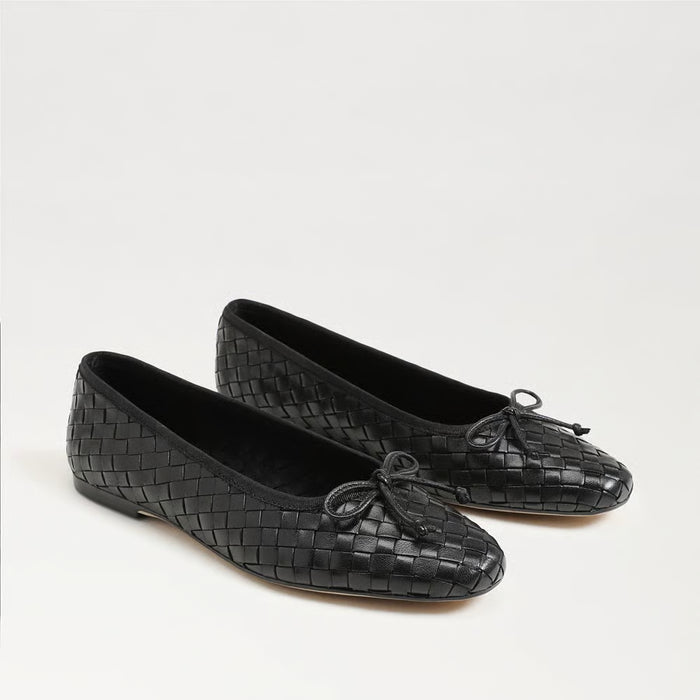 Sam Edelman Ruthie Woven Ballet Flat in Black