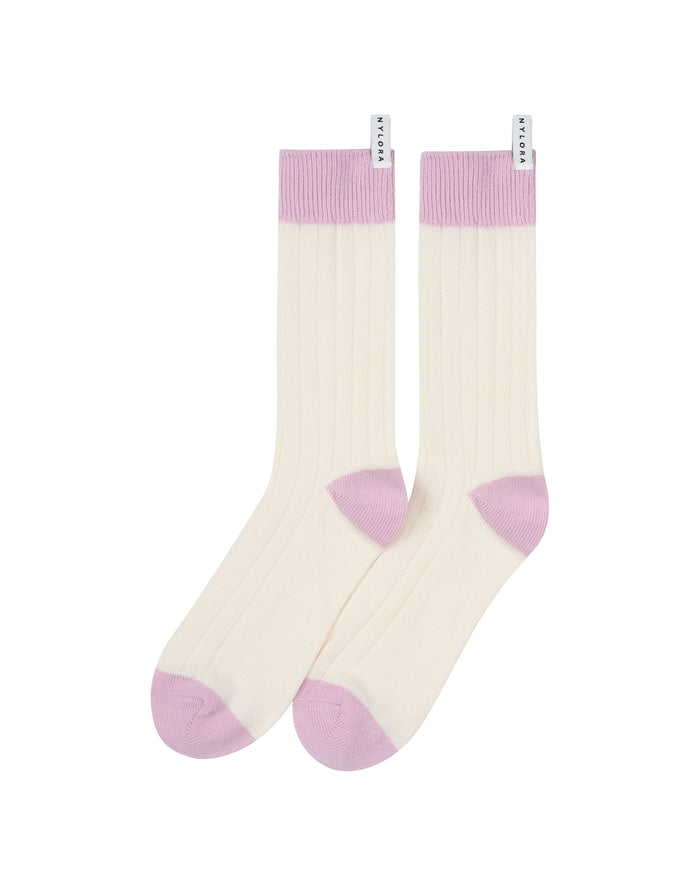 SAMI SOCKS PINK & CREAM COMBO