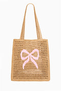 Seaside Straw Bow Beach Bag