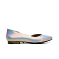 'Serena' women's pearl-sheen flat by Zette Shoes