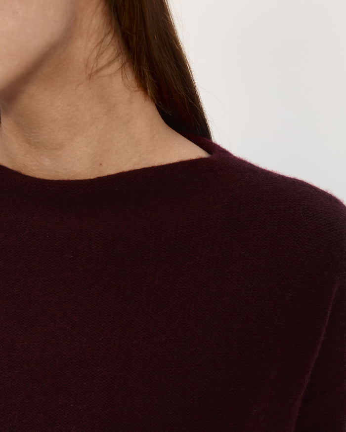 SHAWN SWEATER BURGUNDY