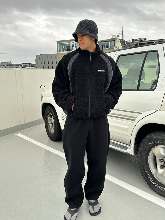 Sherpa Full Zip | Black