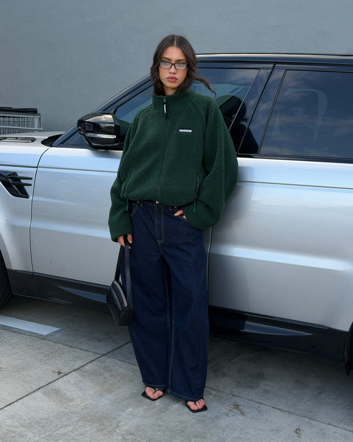 Sherpa Full Zip | Burnt Olive