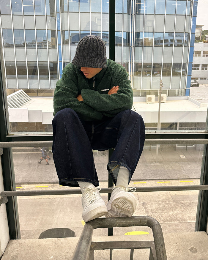 Sherpa Full Zip | Burnt Olive