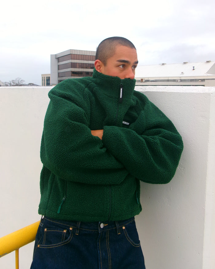 Sherpa Full Zip | Burnt Olive