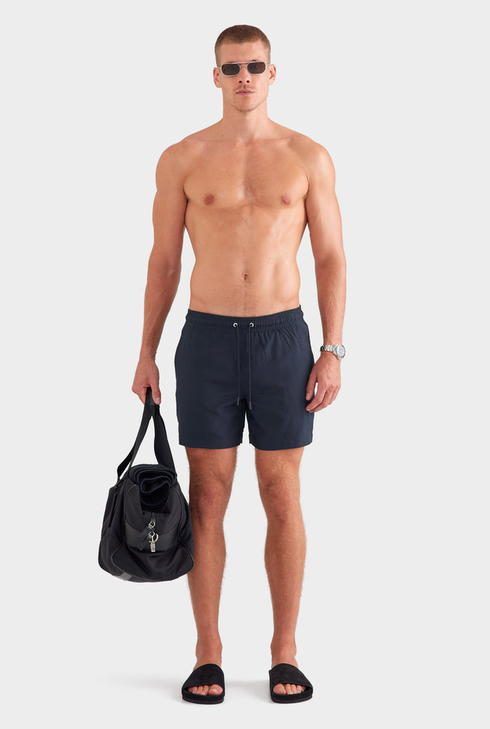 Solid Stretch Swim Short - Navy