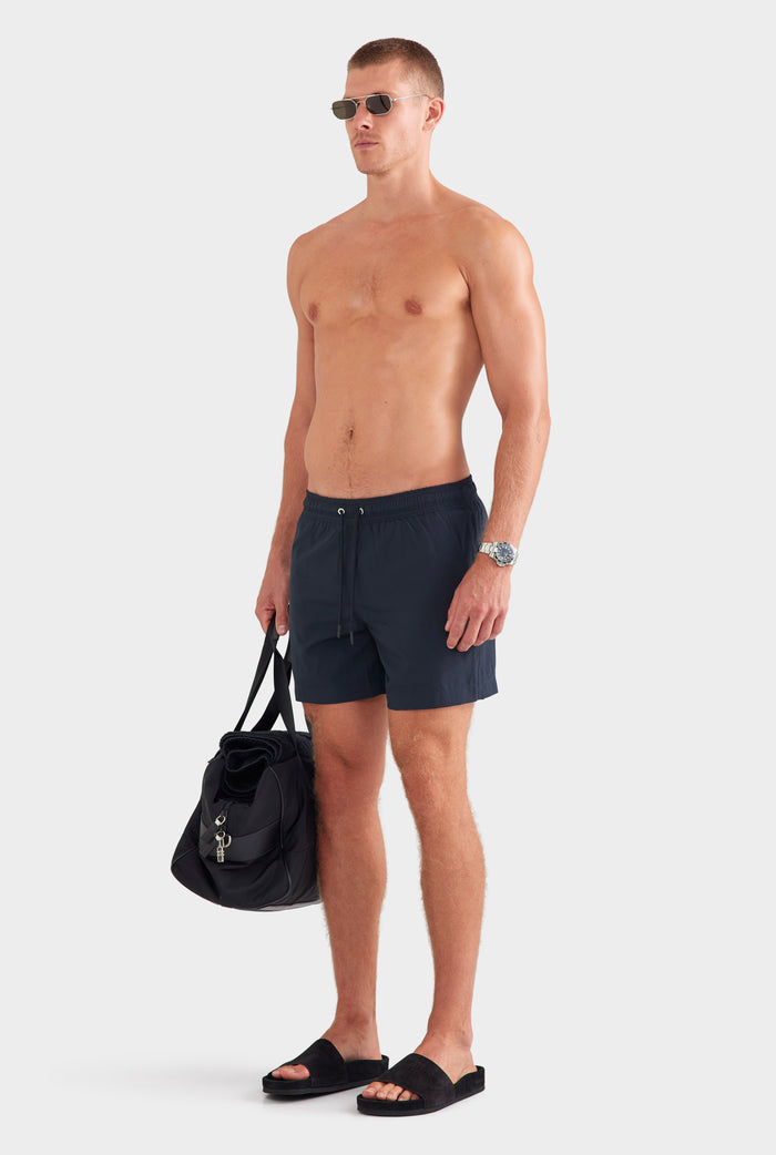 Solid Stretch Swim Short - Navy