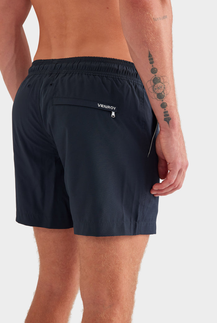 Solid Stretch Swim Short - Navy