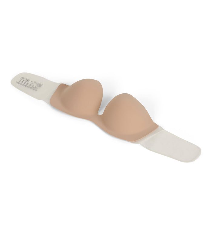 Soutien-gorge bandeau adhésif sans bretelles nude