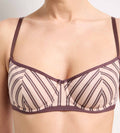 Soutien-gorge corbeille à armatures brun rose Dim x Ines de la Fressange