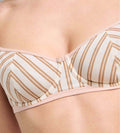 Soutien-gorge corbeille à armatures crème rose Dim x Ines de la Fressange