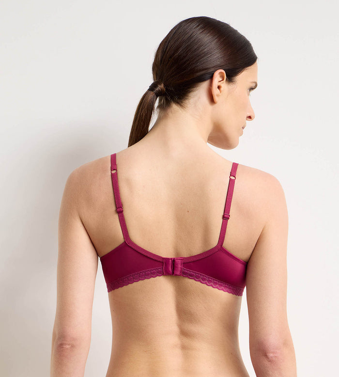 Soutien-gorge corbeille paddé framboise intense Daily Micro