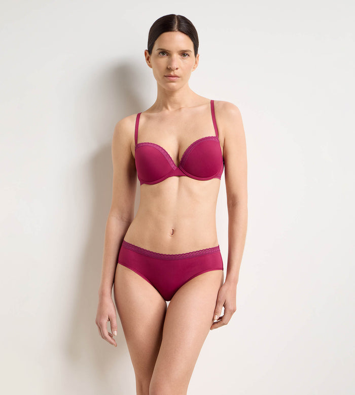Soutien-gorge corbeille paddé framboise intense Daily Micro