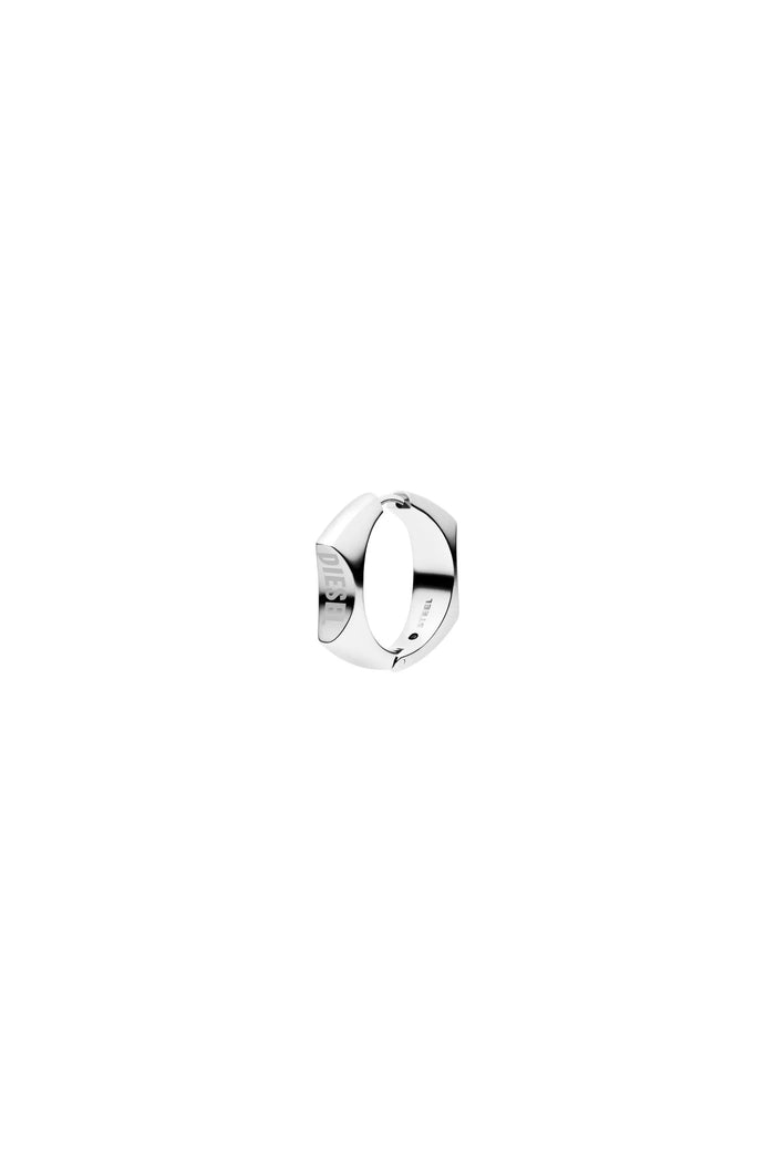 Stainless steel hoop earring