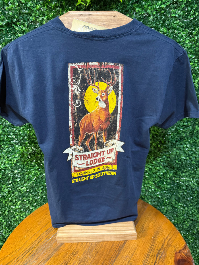 Straight Up Lodge Youth Tee