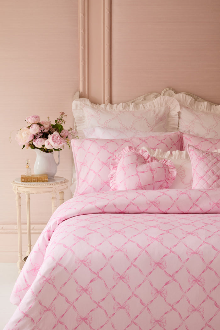Sweetheart Printed Duvet Cover + Sham Set