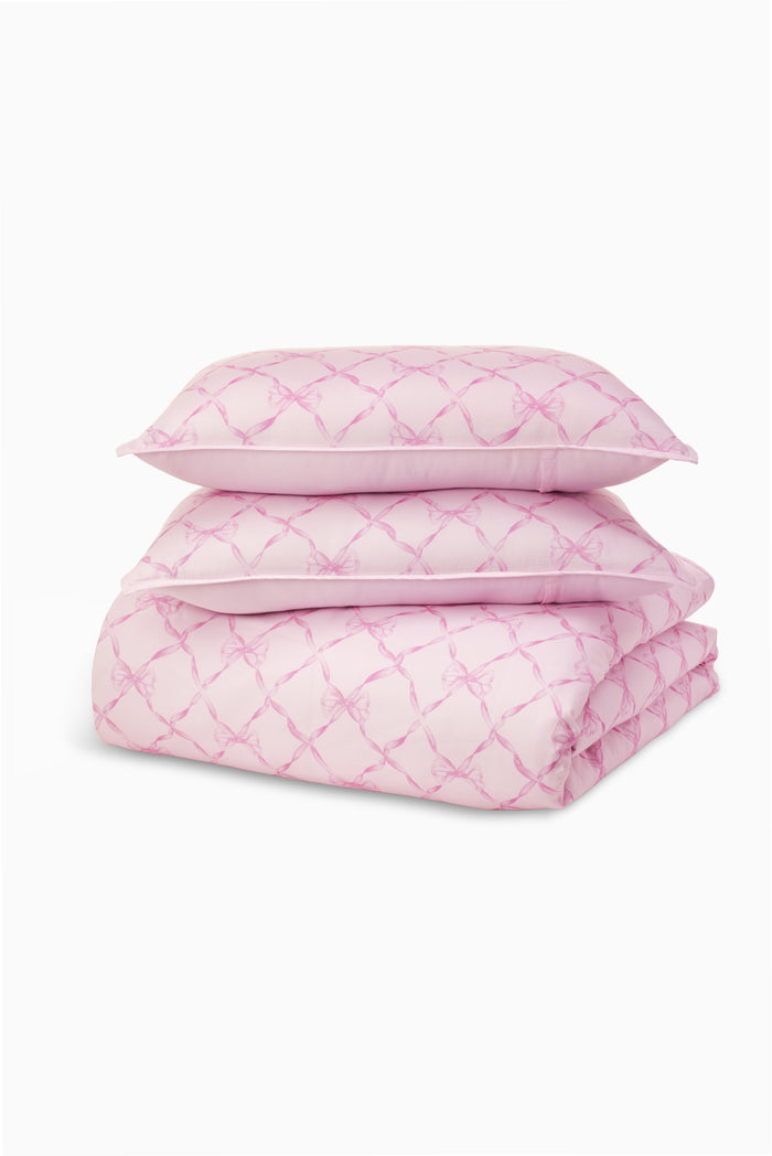 Sweetheart Printed Duvet Cover + Sham Set