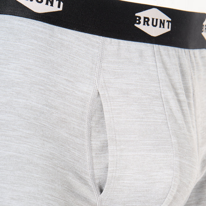 Close up of comfort tech boxer 9 inch in heather grey * 0