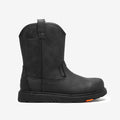 View 1 right side of the BRUNT 9 inch waterproof soft toe roper bolduc work boot in black