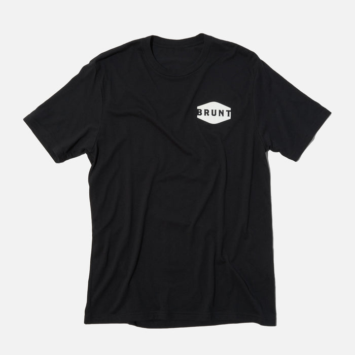 Front of the BRUNT high quality work shirt in black with no B.S. graphic on back * 0