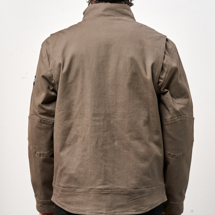 Back of the BRUNT utility scott work jacket in brown * 0