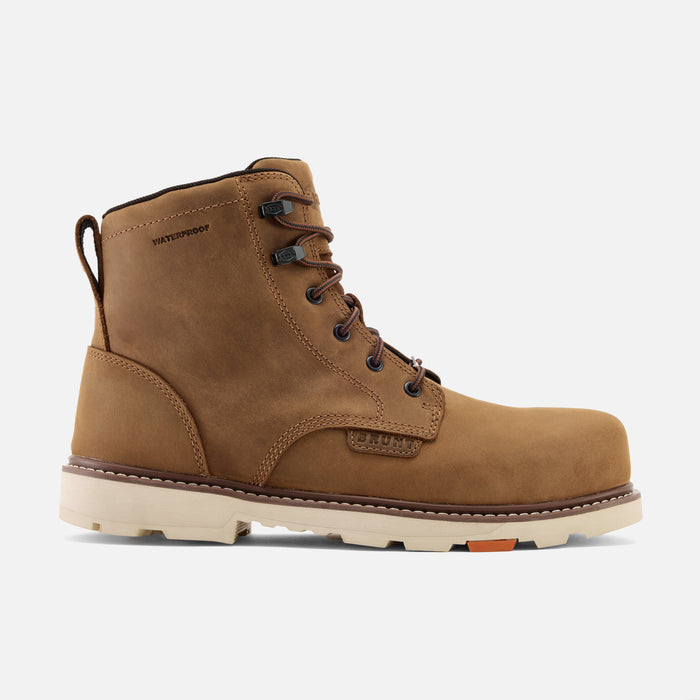 View 1 right side of the BRUNT 6 inch waterproof composite toe sullivan work boot in brown * 0