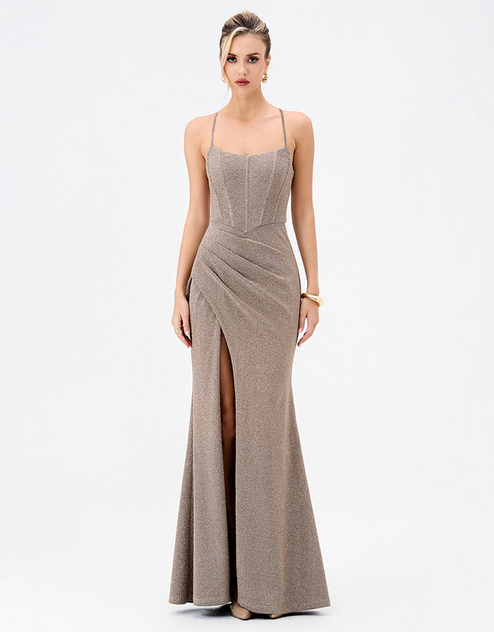 Trish Strappy Corset Maxi - Dress - Bariano