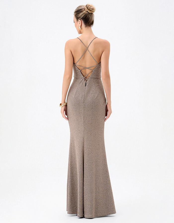 Trish Strappy Corset Maxi - Dress - Bariano