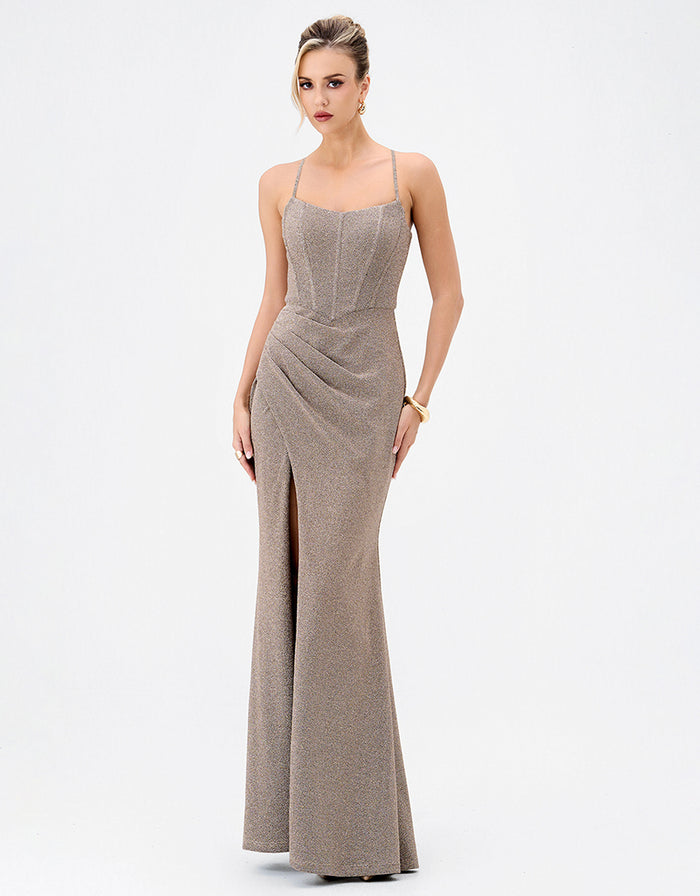 Trish Strappy Corset Maxi - Dress - Bariano