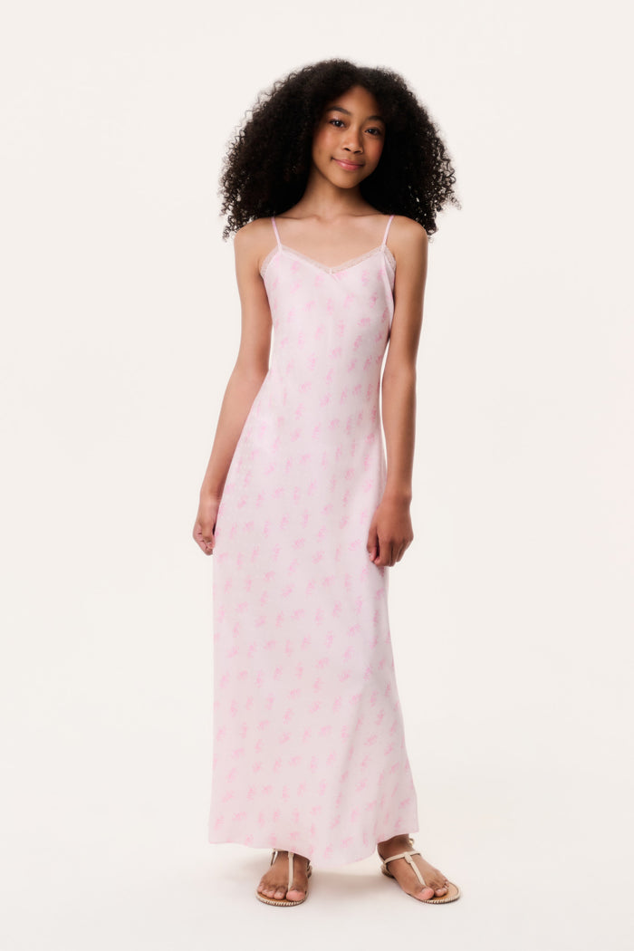 Tween Adelise Silk-Blend Slip Dress