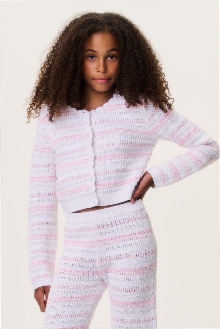 Tween Amarilly Crochet Cardigan