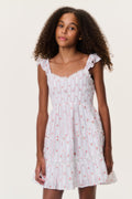 Tween Cherry Stripe Avenora Dress