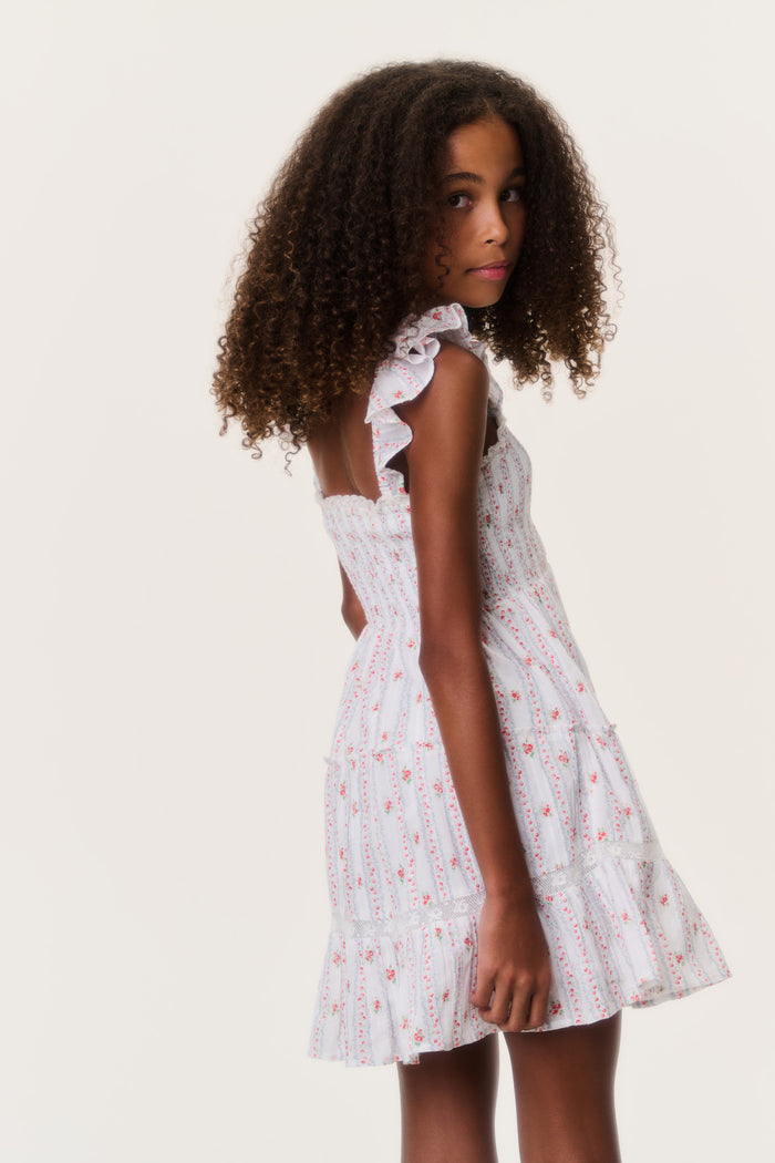 Tween Cherry Stripe Avenora Dress