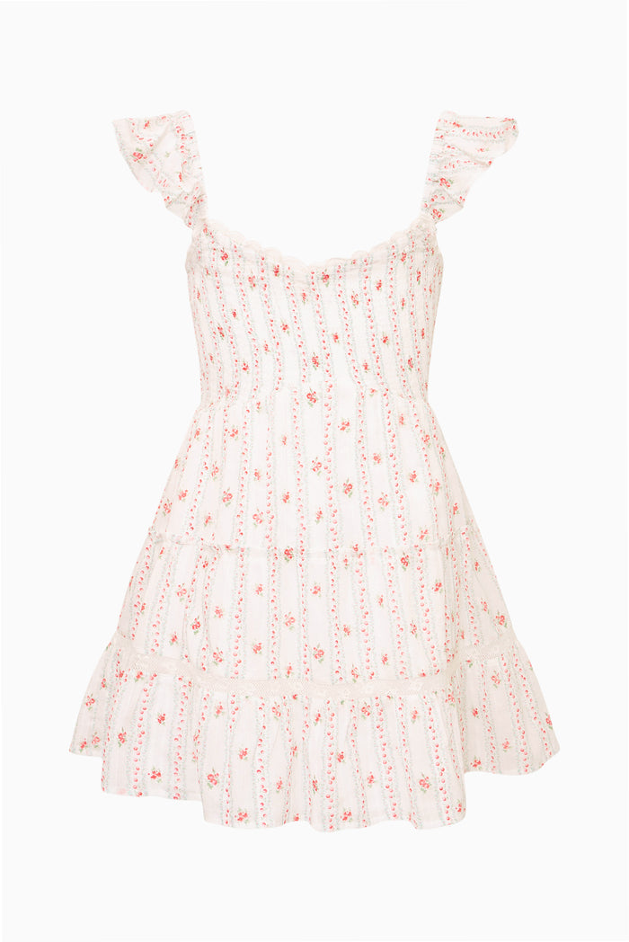 Tween Cherry Stripe Avenora Dress